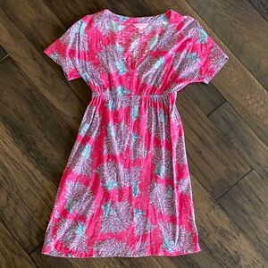 Lilly Pulitzer Pink and Blue Swim Cover Up